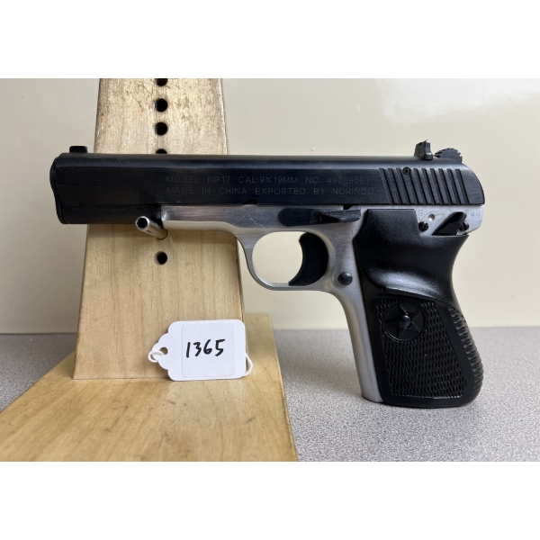 NORINCO NP17 IN 9X19 - RESTRICTED