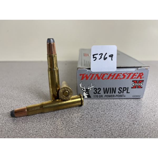 AMMO: 20X WINCHESTER .32 WIN SPECIAL 170 GR. PP