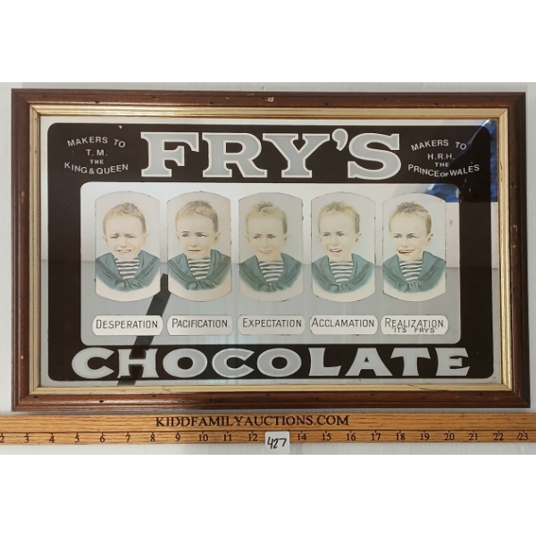 FRY'S CHOCOLATE MIRROR SIGN