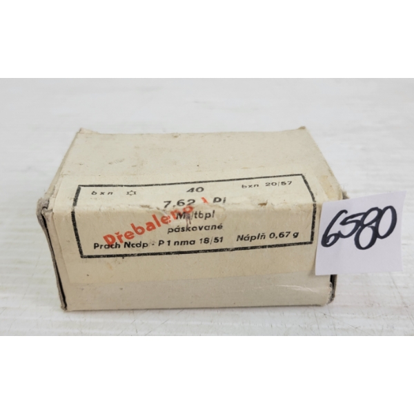 AMMO: 40X CZECHOSLONAKIAN 7.62X25MM W/ STRIPPER CLIPS - SEALED