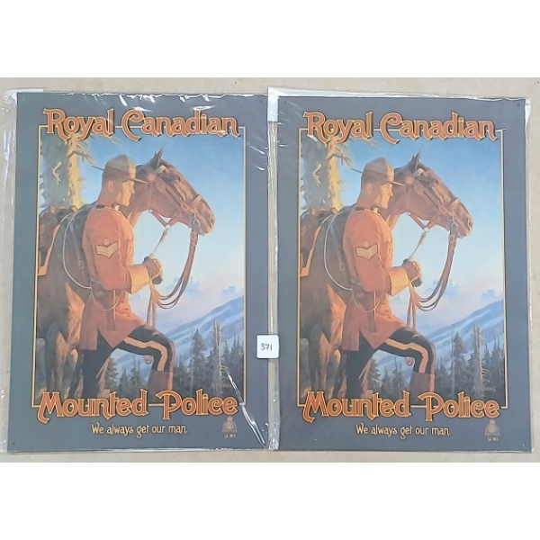 LOT OF 2 - RCMP SST SIGNS