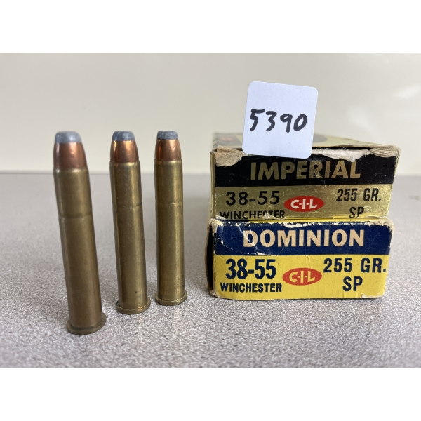 AMMO: 28X MIXED .38-55 255 GR. SP 