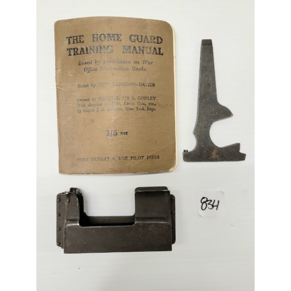 LOT OF 3 - BRITISH WWII HOME GUARD MANUAL, BAR 1918 A2 COMBO TOOL & BAR MAG LOADER