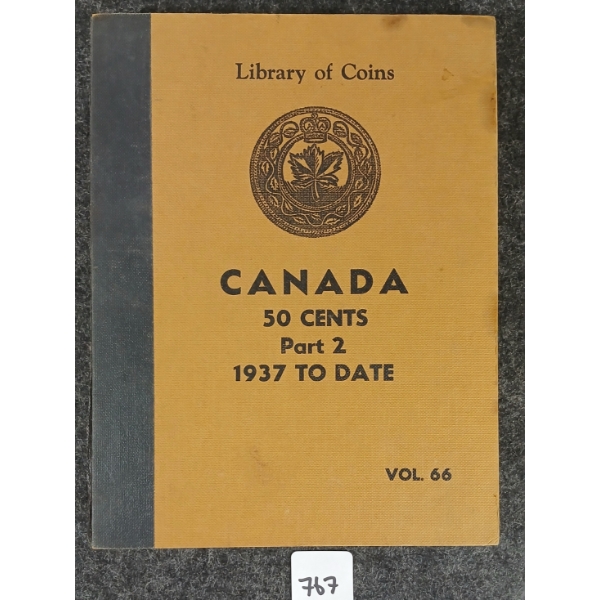 1937-1964 CDN 50 CENT COIN BOOK 