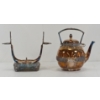 Image 6 : MIDDLETOWN SILVER PLATED SPIRIT TEA KETTLE ON STAY-WARM STAND