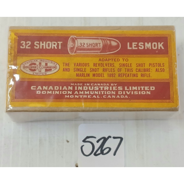 AMMO: 50X C.I.L. .30 SHORT - SEALED