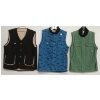 Image 1 : LOT OF 3 - MEN'S POLER STUFF & BRIXTON VESTS - FT BLUE STEEL ANIMALS, MOSSY & BLACK
