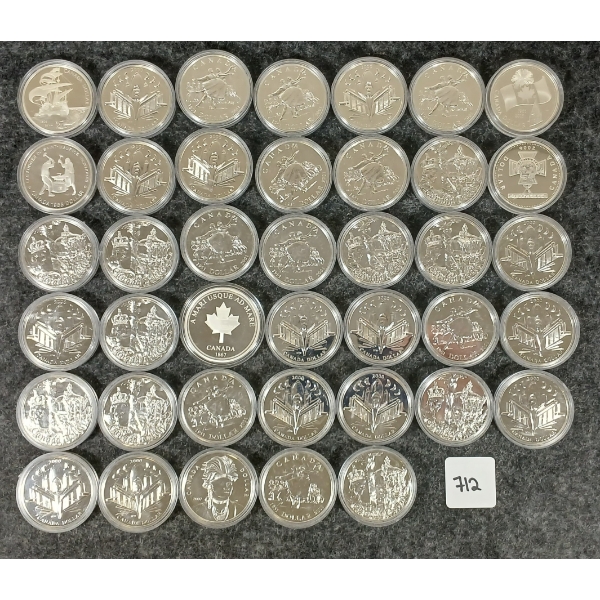 QTY OF 1988-2002 CDN $1 COINS