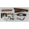 Image 2 : QTY OF MISC WINCHESTER MODEL 1873 GUN PARTS - .32 EXTRACTOR, FOREND, BUTT STOCK, ETC .