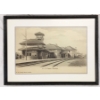 Image 1 : "G. T. R. DEPOT, ALLANDALE" BY UNKNOWN ARTIST - FRAMED PHOTOGRAPH