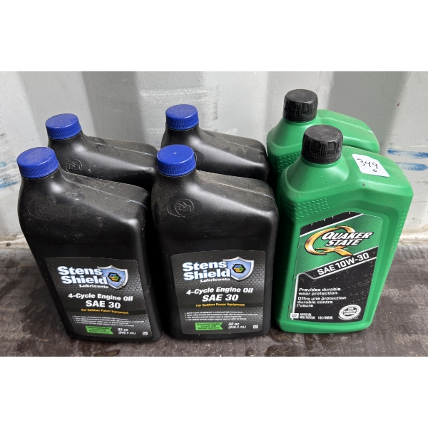 LOT OF 6 - ENGINE OIL - 1L JUGS - SEALED