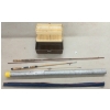 Image 1 : LOT OF 5 - GERMINA & FERALITE FISHING RODS, OLDPAL TACKLE BOX & ROD CASES