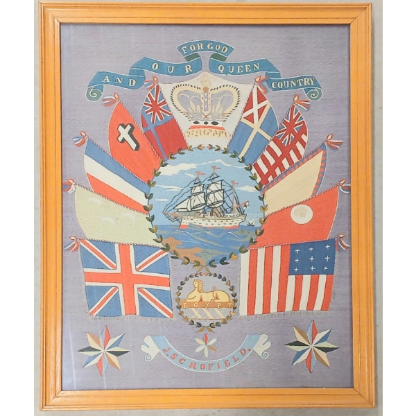 J.S.C. HOFIELD - FRAMED WOOLIE
