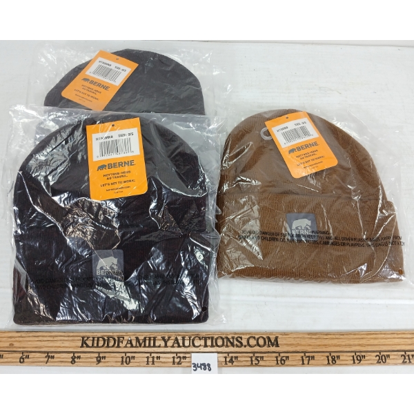 LOT OF 5 - BERNE TOQUES