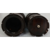 Image 5 : LOT OF 2 - 19TH CENTURY GEORGIAN LIGNUM VITAE TREEN CONTAINERS