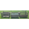 Image 4 : LOT OF 3 - METAL STORAGE CONTAINERS