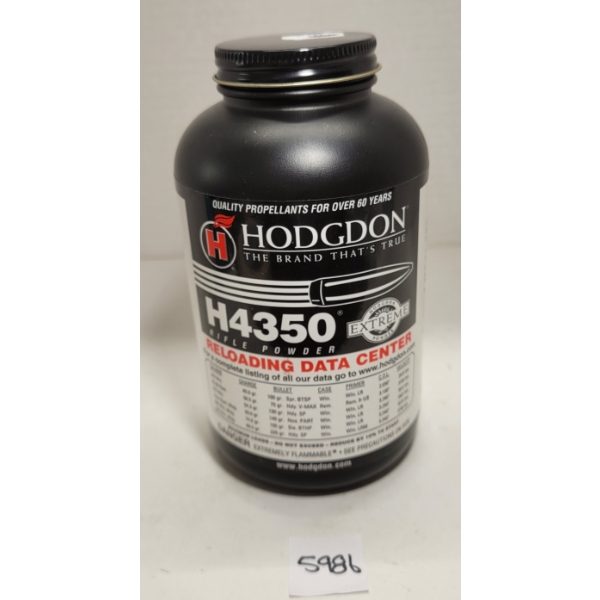 POWDER: HODGDON H4350 RIFLE POWDER - 1LB