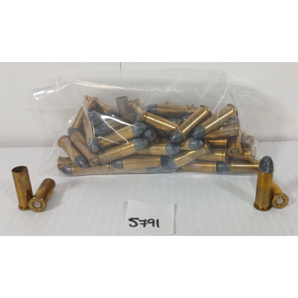 AMMO / BRASS: 76X REMINGTON .32 LONG COLT - 82GR - LEAD LIVE / 3X BRASS