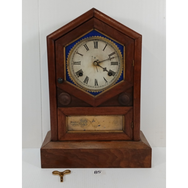 1870 JEROME & CO. ROSEWOOD SHELF CLOCK