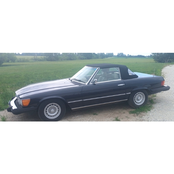 1975 MERCEDES 450 CONVERTIBLE - SHOWS 147605 MILES