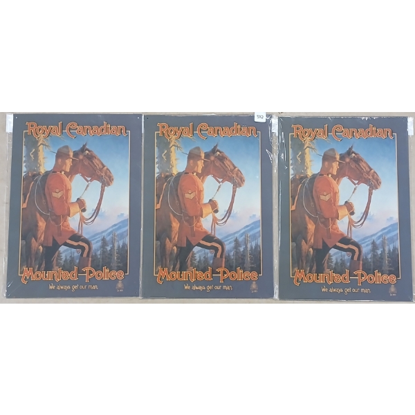 LOT OF 3 - RCMP SST SIGNS