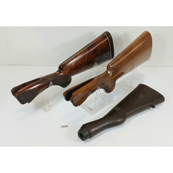 LOT OF 3 - UNMARKED BUTT STOCKS 