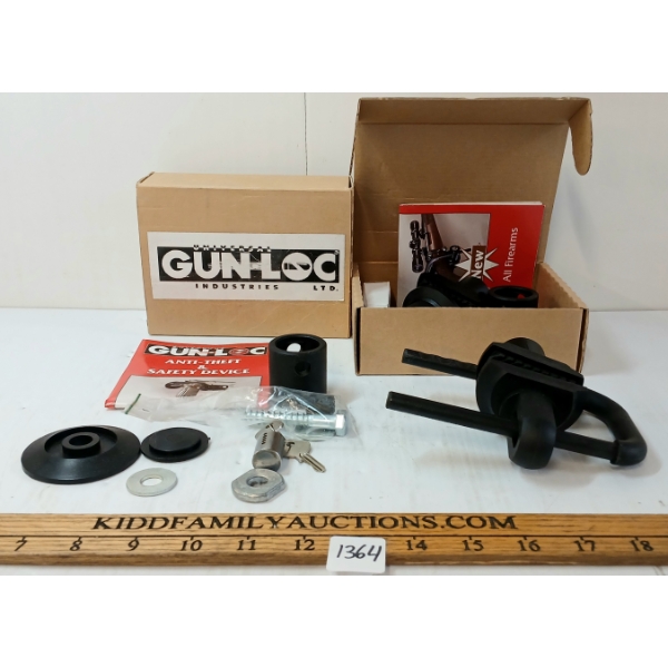 LOT OF 2 - GUN-LOC ANTI-THEFT & SAFETY DEVICES