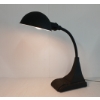 VINTAGE GALVANIZED STEEL GOOSENECK LAMP