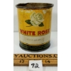 Image 1 : WHITE ROSE PRESSURE GUN GREASE CAN - 1 LB