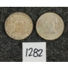 Image 1 : LOT OF 2 - 1961 & 1963 BENJAMIN FRANKLIN SILVER HALF DOLLARS