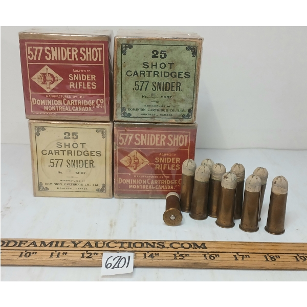 AMMO: 10X DOMINION .57SNIDER