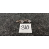Image 3 : PAIR OF PLATINUM PLATED PRINCESS CUT LEVERBACK EARRINGS