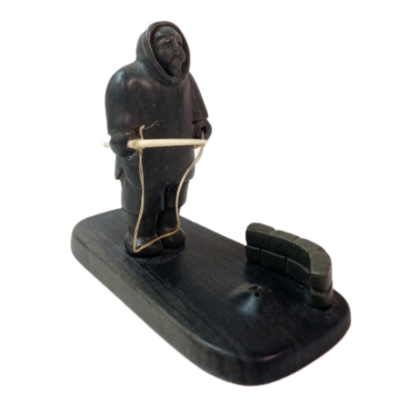 AWAITING HUNTER BY ISSAC ALAYCO (PRS CDN ARTIST) -  ANTLER, SINEW & STONE