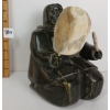 Image 2 : DRUMMER BY L. AKPALIAK - SIGNED - STONE & BONE