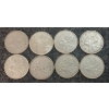 Image 1 : LOT OF 8 - 1958-1968 CDN 25 CENT COINS