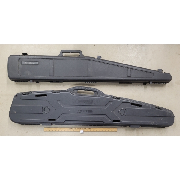 LOT OF 2 - HARD LONG GUN CASES - INCL GUN GUARD