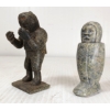 Image 3 : LOT OF 2 - HUMAN FIGURES - SIGNED - STONE