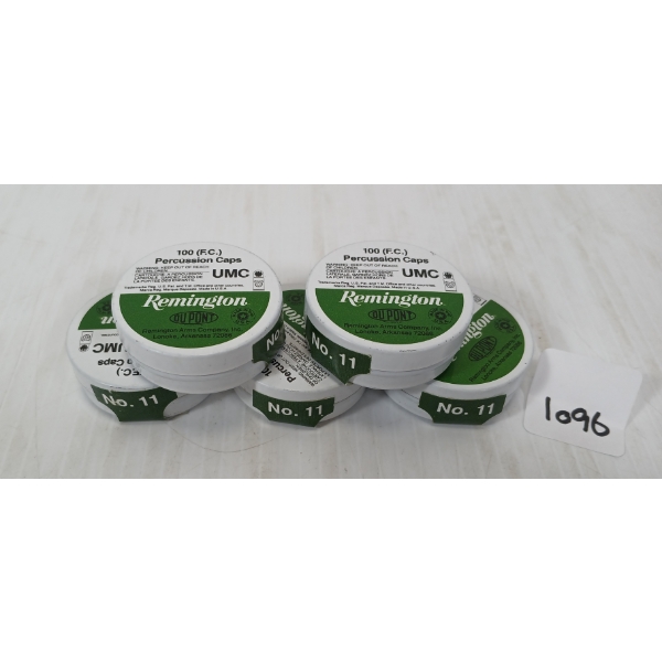 CAPS: 500X REMINGTON NO.11 PERCUSSION CAPS - SEALED