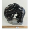 Image 2 : MAN FIGHTING SEAL BY AIBILIE ECHALOOK (PRS CDN ARTIST) - STONE 