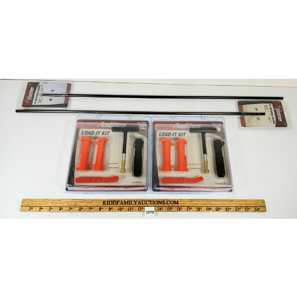 LOT OF 4 - TRADITIONS RAM RODS & .50 LOAD - IT KITS 
