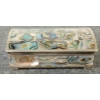 Image 5 : ABALONE SHELL & ALPACA SILVER TRINKET BOX