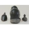 Image 7 : LOT OF 3 - BIRDS & SEAL - SIGNED - STONE 