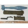 Image 2 : LOT OF 4 - M1 GARAND PRACTICE ROCKET, ROCKET LAUNCHER, LAUNCHER SIGHT & CLEANING KIT