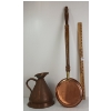 Image 2 : LOT OF 2 - COPPER PITCHER & BED WARMER