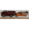 Image 4 : LOT OF 2 - PRESSED STEEL DUMP TRUCKS