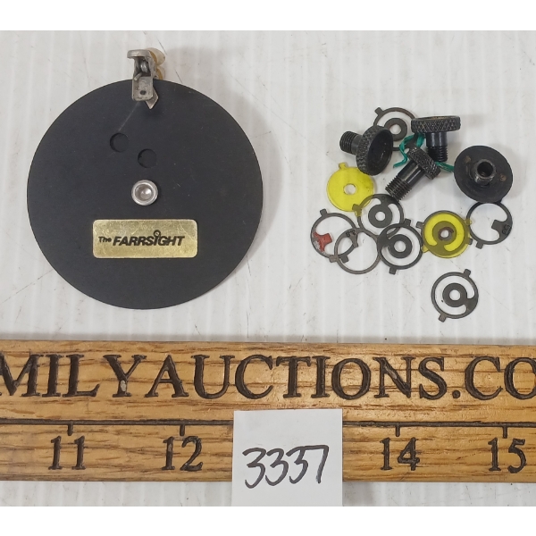 QTY OF LYMAN FRONT SIGHT INSERTS & APERATURES