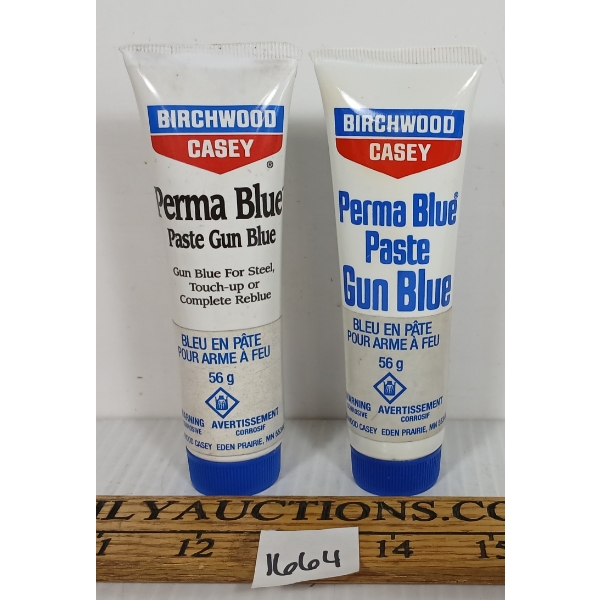 LOT OF 2 - BIRCHWOOD CASEY GUN BLUE PASTE