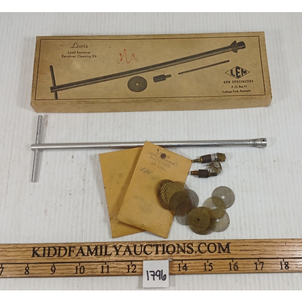 LEWIS LEAD REMOVER REVOLVER CLEANING KIT - .38 CAL 