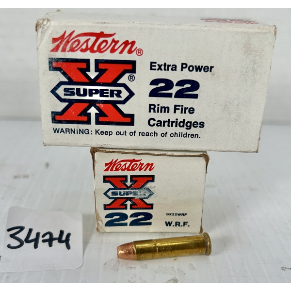 AMMO: 100X WINCHESTER .22 WRF 45GR. 