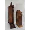 Image 2 : LOT OF 2 - 1906 ANSONIA "ARLINGTON" SHELF CLOCK FRAME & SESSIONS BEEHIVE SHELF CLOCK